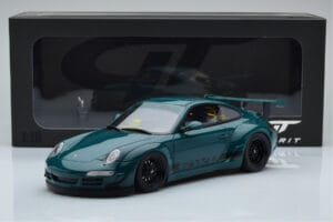 Porsche 911 997 RWB Syunkashuto Grün GT Spirit 1:18 GT896 Resin — Bild 6 von 6