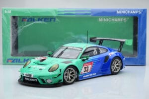 Porsche 911 GT3 R Falken Motorsports #33 K. Bachler / M. Muller / T. Engelhart / M. Werner 24 Hours of Nurburgring 2020 Minic — Bild 6 von 6