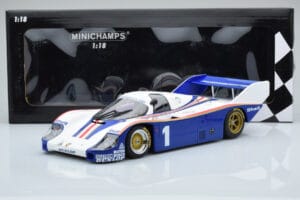 Porsche 956K Porsche System Racing #1 J. Ickx / D. Bell Class Winners Silverstone 6 Hours 1982 Minichamps 1:18 155826601 Druc — Bild 5 von 5