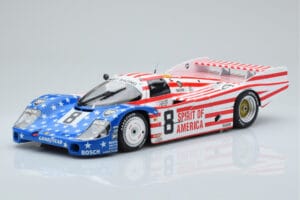 Porsche 956L Spirit of America #8 G. Follmer / J. Morton / K. Miller 24 Hours of Le Mans 1986 Minichamps 1:18 180866508 Druck