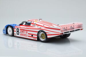 Porsche 956L Spirit of America #8 G. Follmer / J. Morton / K. Miller 24 Hours of Le Mans 1986 Minichamps 1:18 180866508 Druck — Bild 7 von 8