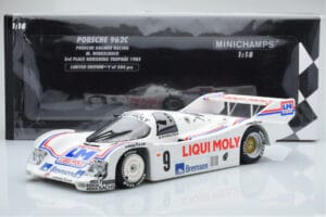 Porsche 962C Kremer Racing Liqui Moly #9 M. Winkelhock 3rd Place Norisring Trophy 1985 Minichamps 1:18 155856509 Druckguss — Bild 6 von 6