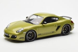 Porsche Cayman R 987 Peridot Metallic GT Spirit 1:18 GT425 Resin