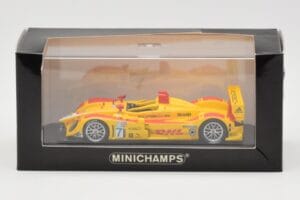 Porsche RS Spyder DHL #7 R. Dumas / T. Bernhard Winner Long Beach GP ALMS 2007 Minichamps 1:43 400076607 Druckguss — Bild 4 von 4