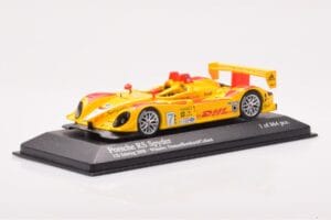 Porsche RS Spyder LMP2 #7 R. Dumas / T. Bernhard / E. Collard Sebring 12 Hours Winners 2008 Minichamps 1:43 400086807 Druckgu — Bild 2 von 4