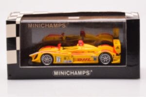 Porsche RS Spyder LMP2 #7 R. Dumas / T. Bernhard / E. Collard Sebring 12 Hours Winners 2008 Minichamps 1:43 400086807 Druckgu — Bild 4 von 4