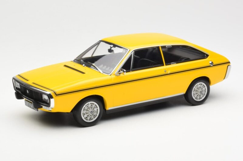 Renault 15 TL Gelb Schwarz Norev 1:18 185351 Druckguss