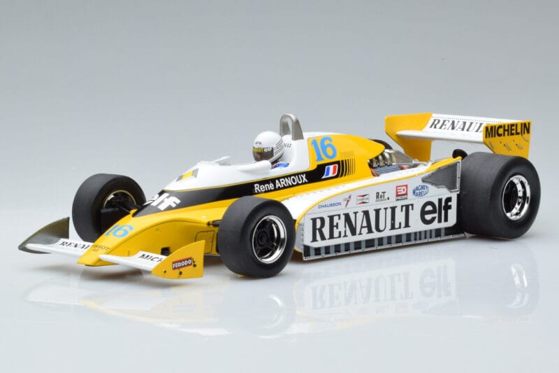 Renault RS10 Elf #16 R. Arnoux British GP 1979 MCG 1:18 MCG18617F Druckguss