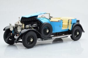 Rolls-Royce Phantom I Cabriolet Blau Kyosho 1:18 08931LB Druckguss — Bild 8 von 9