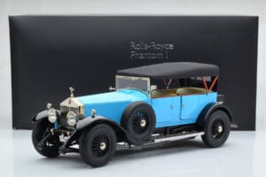 Rolls-Royce Phantom I Cabriolet Blau Kyosho 1:18 08931LB Druckguss — Bild 9 von 9