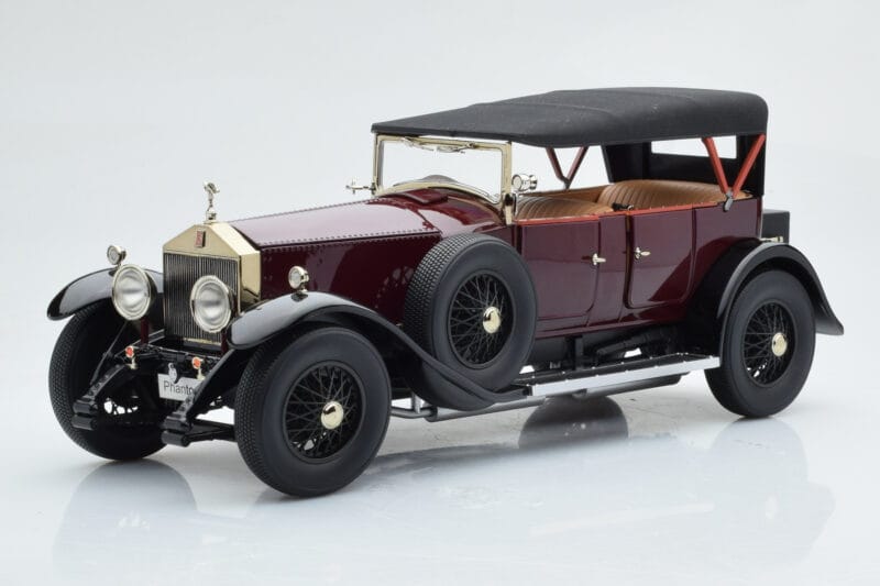 Rolls-Royce Phantom I Cabriolet Burgunderrot Kyosho 1:18 08931R Druckguss