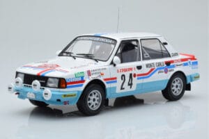 Skoda 130 L Night Version #24 J. Augland Rally Monte Carlo 1987 IXO 1:18 18RMC156 Druckguss