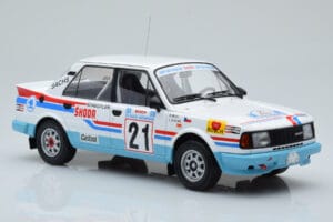 Skoda 130 LR #21 L. Krecek / B. Motl Rally Acropolis 1986 IXO 1:18 18RMC157A Druckguss — Bild 5 von 6