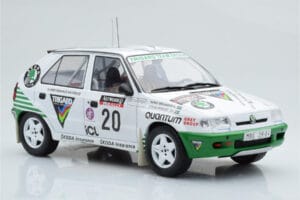 Skoda Felicia #20 S. Blomqvist / B. Cederberg Rally RAC Lombard 1995 IXO 1:18 18RMC147 Druckguss — Bild 4 von 6