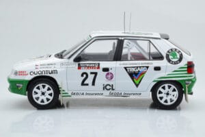 Skoda Felicia #27 P. Sibera / P. Gross Rally RAC Lombard 1995 IXO 1:18 18RMC148 Druckguss — Bild 3 von 6