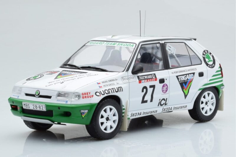 Skoda Felicia #27 P. Sibera / P. Gross Rally RAC Lombard 1995 IXO 1:18 18RMC148 Druckguss