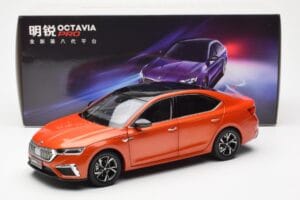 Skoda Octavia Pro Orange FAW 1:18 ZMR000006ORA Druckguss — Bild 8 von 8