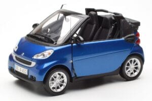 Smart Fortwo 451 Cabrio Blau & Schwarz Minichamps 1:18 150036330 Druckguss — Bild 2 von 8