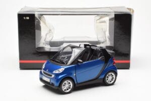 Smart Fortwo 451 Cabrio Blau & Schwarz Minichamps 1:18 150036330 Druckguss — Bild 8 von 8