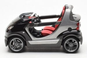 Smart Fortwo Crossblade Cabriolet Silber Schwarz Kyosho 1:18 13440 Druckguss — Bild 3 von 6