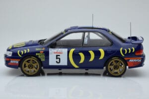 Subaru Impreza 555 #5 C. Sainz / L. Moya Tour de Corse 1995 IXO 1:18 18RMC063A Druckguss — Bild 3 von 6