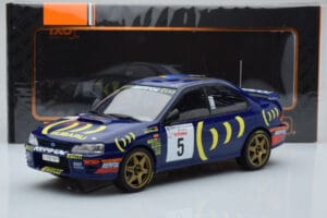 Subaru Impreza 555 #5 C. Sainz / L. Moya Tour de Corse 1995 IXO 1:18 18RMC063A Druckguss — Bild 6 von 6