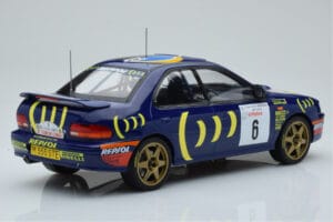 Subaru Impreza 555 #6 P. Liatti / C. Cassina Tour de Corse 1995 IXO 1:18 18RMC063C Druckguss — Bild 2 von 6