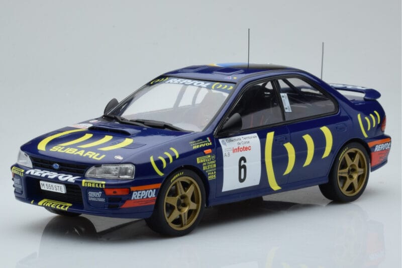 Subaru Impreza 555 #6 P. Liatti / C. Cassina Tour de Corse 1995 IXO 1:18 18RMC063C Druckguss