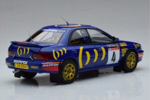 Subaru Impreza #4 C. McRae / D. Ringer Winner RAC Rally 1994 Kyosho 1:18 08962A Druckguss — Bild 3 von 9
