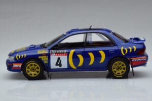 Subaru Impreza #4 C. McRae / D. Ringer Winner RAC Rally 1994 Kyosho 1:18 08962A Druckguss — Bild 4 von 9