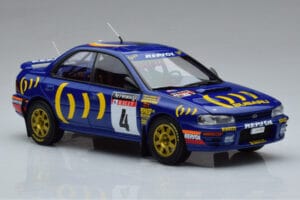 Subaru Impreza #4 C. McRae / D. Ringer Winner RAC Rally 1994 Kyosho 1:18 08962A Druckguss — Bild 5 von 9