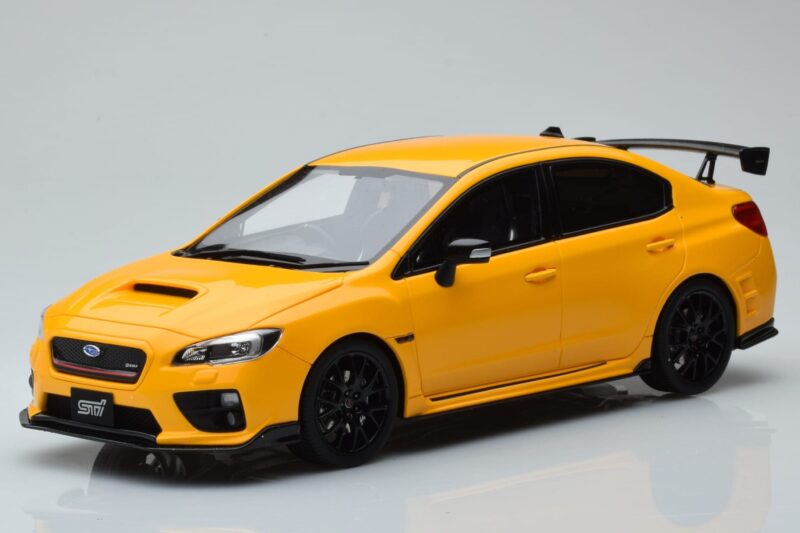 Subaru Impreza WRX STI Nurburgring Challenge Package Gelb Kyosho 1:18 KSR18021Y Resin