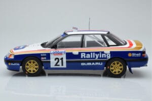 Subaru Legacy RS #21 C. McRae / D. Ringer RAC Rally 1991 IXO 1:18 18RMC080B Druckguss — Bild 3 von 6