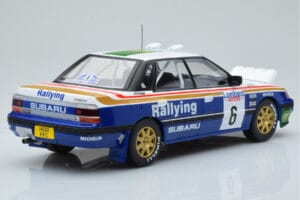 Subaru Legacy RS Night Version #6 M. Alen / I. Kivimaki RAC Rally 1991 IXO 1:18 18RMC080A Druckguss — Bild 2 von 6