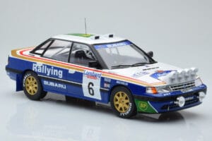 Subaru Legacy RS Night Version #6 M. Alen / I. Kivimaki RAC Rally 1991 IXO 1:18 18RMC080A Druckguss — Bild 4 von 6