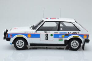Talbot Sunbeam Lotus Night Version #8 H. Toivonen / P. White Rally Monte Carlo 1981 IXO 1:18 18RMC095B Druckguss — Bild 3 von 6