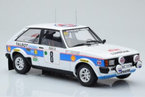 Talbot Sunbeam Lotus Night Version #8 H. Toivonen / P. White Rally Monte Carlo 1981 IXO 1:18 18RMC095B Druckguss — Bild 4 von 6