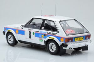 Talbot Sunbeam Lotus Night Version #8 H. Toivonen / P. White Rally Monte Carlo 1981 IXO 1:18 18RMC095B Druckguss — Bild 5 von 6
