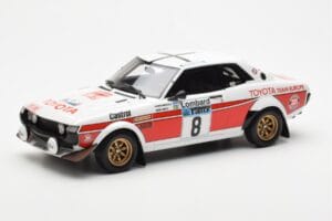 Toyota Celica 2000 GT RA21 #8 H. Mikkola / A. Hertz Lombard RAC Rally 1977 Otto 1:18 OT1044 Resin