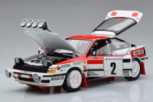 Toyota Celica GT-Four ST165 #2 C. Sainz / L. Moya Winner Rally Monte Carlo 1991 Kyosho 1:18 08961B Druckguss — Bild 2 von 12