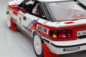 Toyota Celica GT-Four ST165 #2 C. Sainz / L. Moya Winner Rally Monte Carlo 1991 Kyosho 1:18 08961B Druckguss — Bild 9 von 12