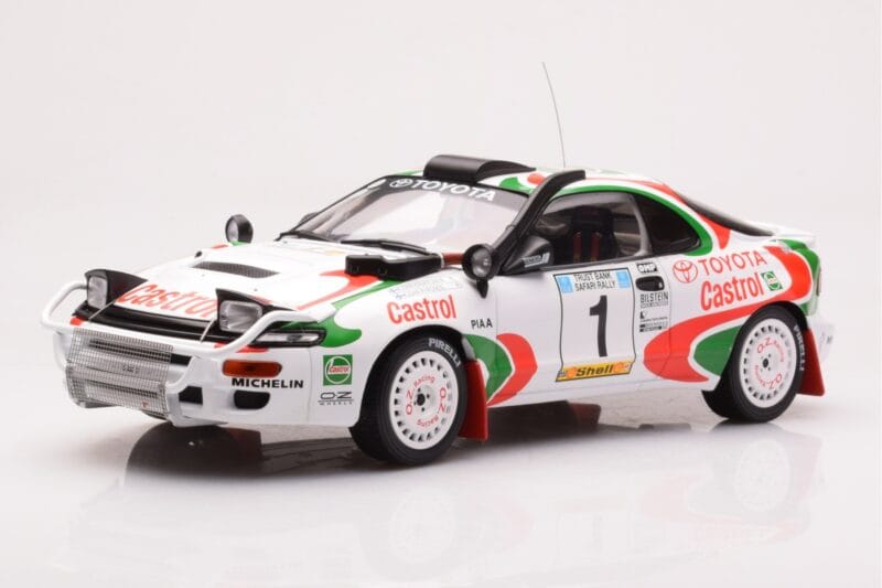 Toyota Celica Turbo 4WD ST185 #1 J. Kankkunen / J. Piironen Safari Rally 1993 IXO 1:18 18RMC150A Druckguss