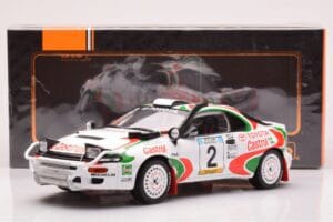 Toyota Celica Turbo 4WD ST185 #2 M. Alén / I. Kivimäki Safari Rally 1993 IXO 1:18 18RMC150B Druckguss — Bild 6 von 6