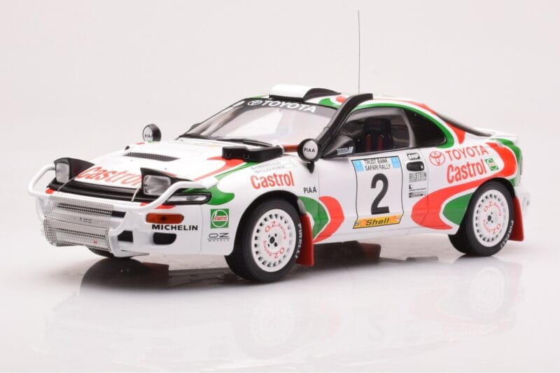 Toyota Celica Turbo 4WD ST185 #2 M. Alén / I. Kivimäki Safari Rally 1993 IXO 1:18 18RMC150B Druckguss