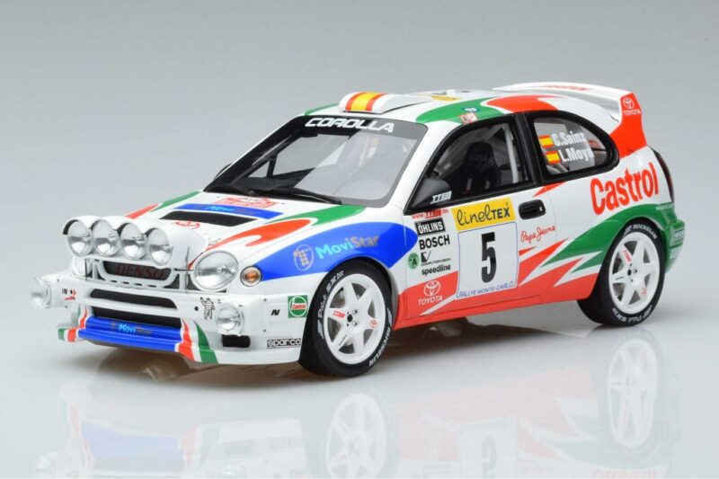 Toyota Corolla WRC #4 C. Sainz / L. Moya Rally Monte Carlo Winner 1998 Otto 1:18 OT395 Resin