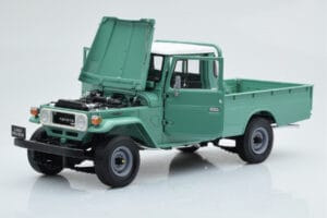 Toyota Land Cruiser 40 4x4 Pickup Grün Kyosho 1:18 08958FG Druckguss — Bild 2 von 8