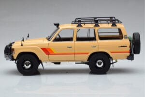 Toyota Land Cruiser 60 Beige Mit Optionalem Zubehör Kyosho 1:18 08956XBE Druckguss — Bild 4 von 12