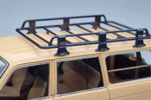 Toyota Land Cruiser 60 Beige Mit Optionalem Zubehör Kyosho 1:18 08956XBE Druckguss — Bild 8 von 12