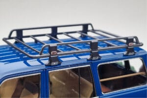 Toyota Land Cruiser 60 Blau Mit Optionalem Zubehör Kyosho 1:18 08956XBL Druckguss — Bild 7 von 11