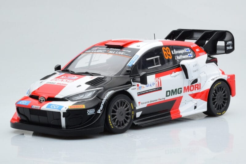 Toyota GR Yaris Rally1 #69 K. Rovanpera / J. Halttunen Rally Croatia 2022 IXO 1:18 18RMC151A Druckguss
